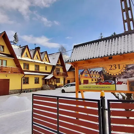 아파트 U Kuchtow I Wypozyczalnia Sprzetu Sportowego 비아우카 타트르잔스카